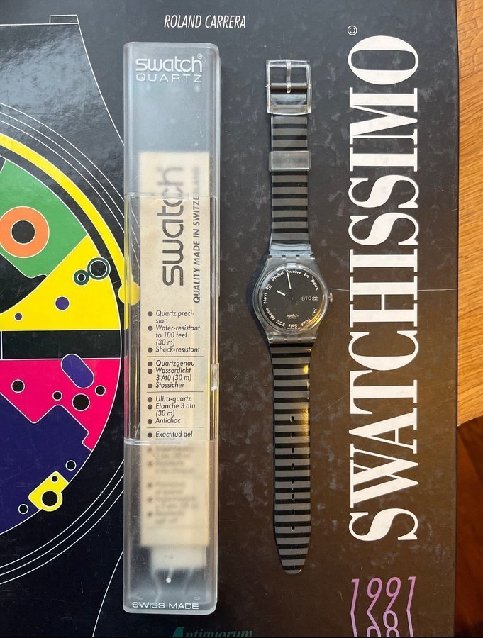 SWATCH GK703 •• GUTENBERG MONTREUX JAZZ FESTIVAL 1993 RARE VINTAGE