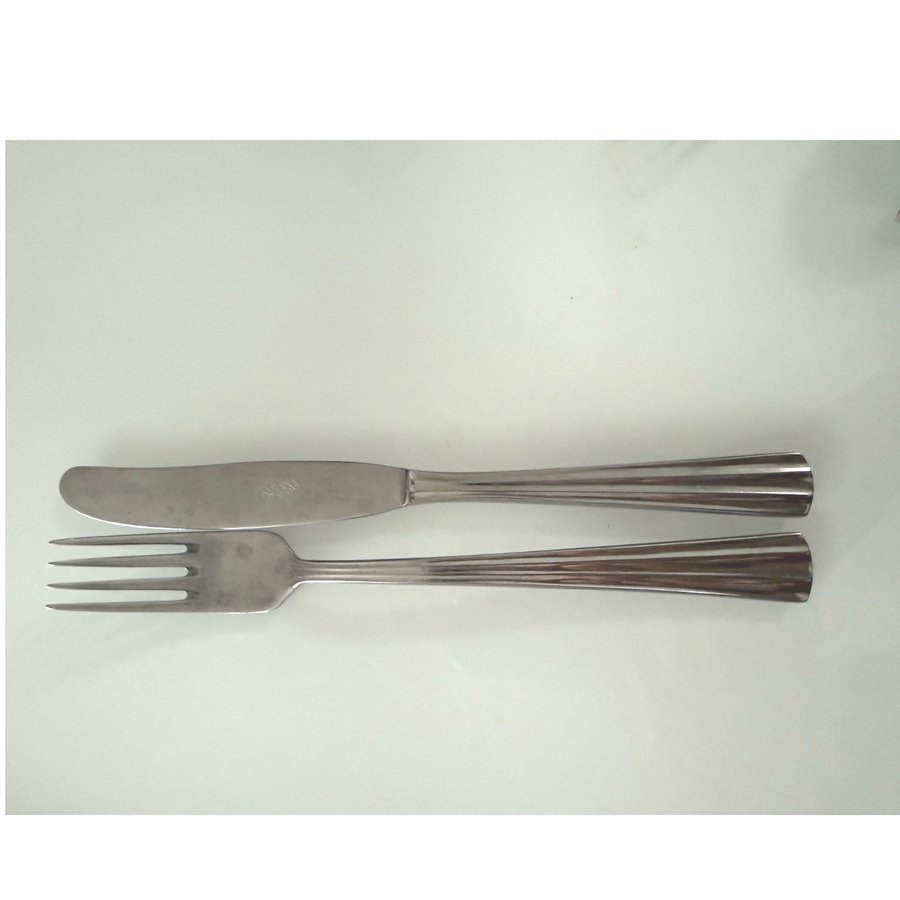 19 delar klassiska Bestick rostfritt stål stainless cutlery Utrop 1kr