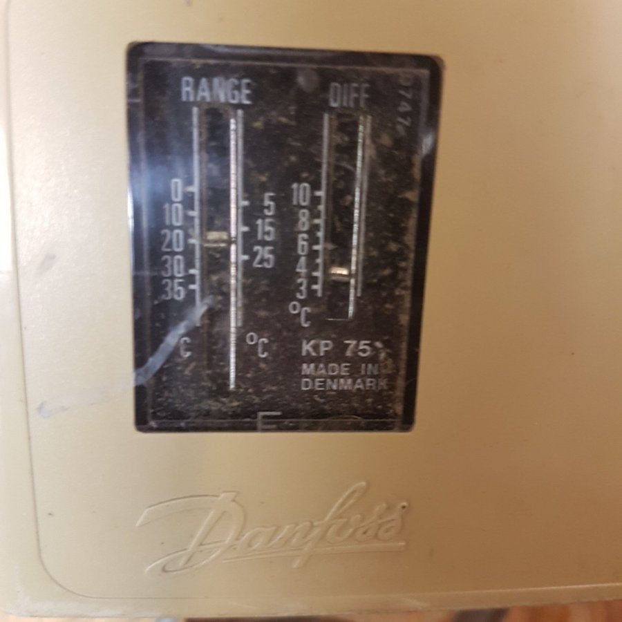 Temperaturvakt DANFOSS KP75 Termostat