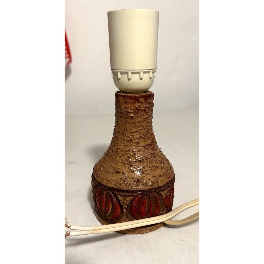 Vintage bordlampe i keramik