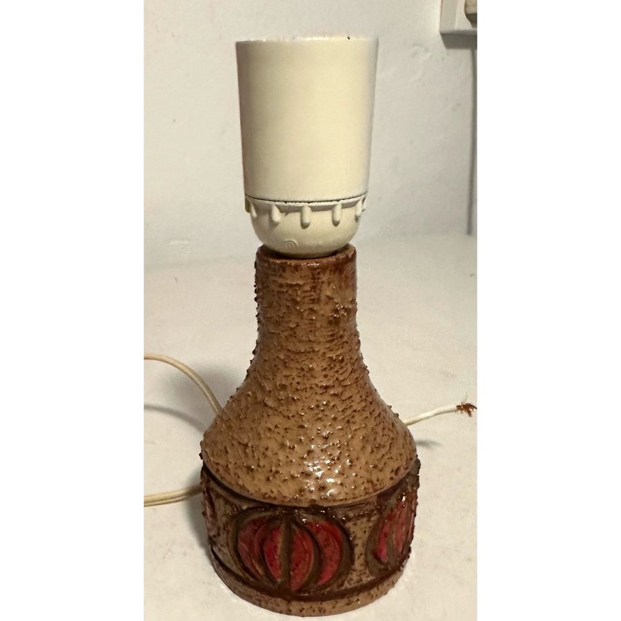 Vintage bordlampe i keramik