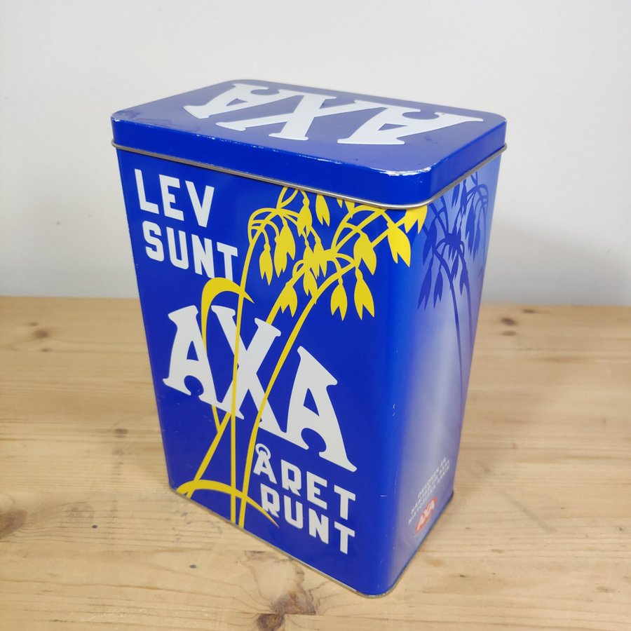 AXA plåtburk "Lev Sunt"