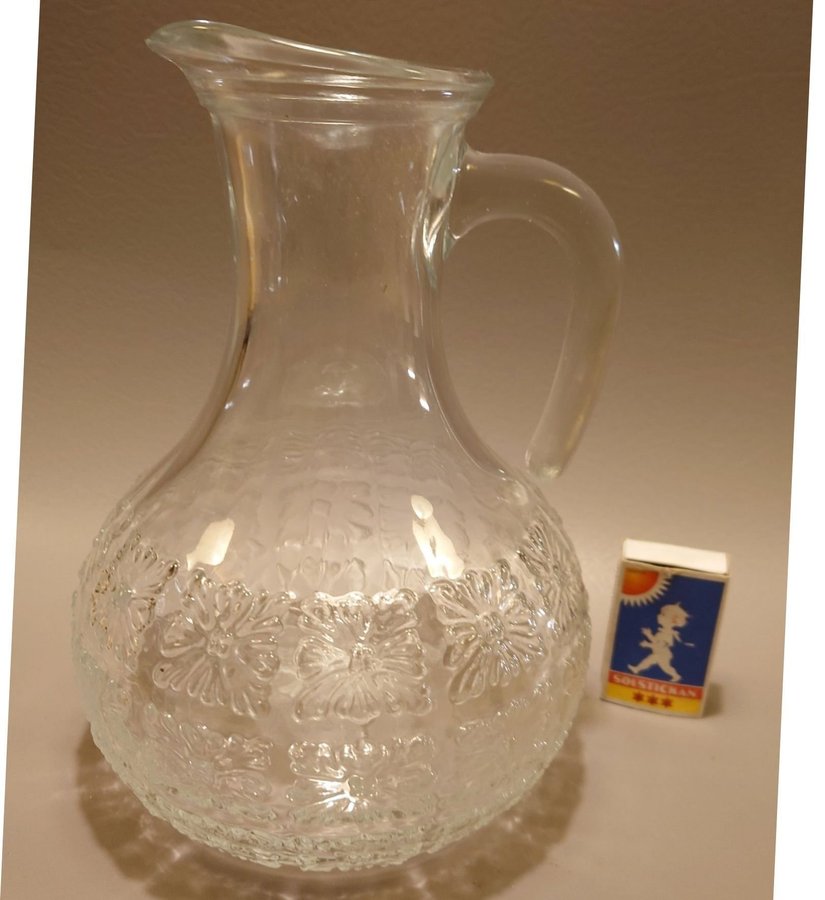 Set of 3 Vintage Cohr Denmark MCM Brass Coasters Glass Bottle