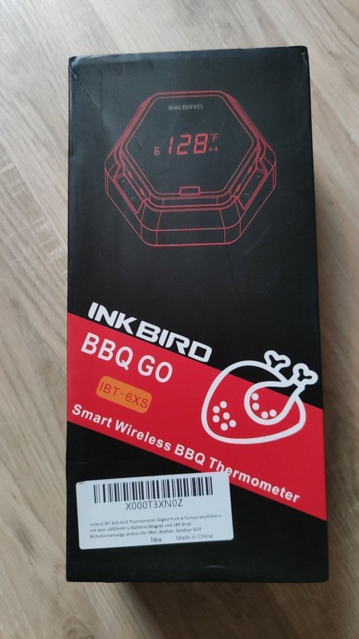 Inkbird IBT-6XS Bluetooth grilltermometer med 6 sonder - Helt NY!