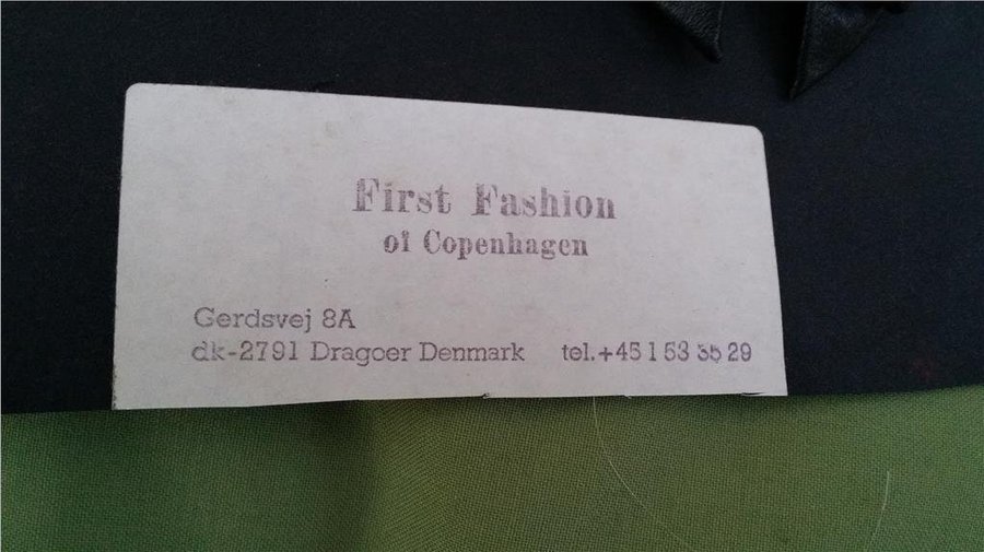 örhängen clips 80-tal First Fashion of Copenhagen Längd ca 8 cm