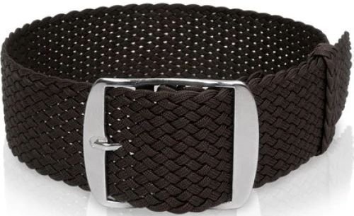 *NY Nato-armband till klocka - Stark nylon - Svart - 18 mm