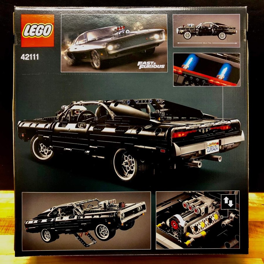 LEGO Technic 42111 "Dom's Dodge Charger" - från 2020 Oöppnad / förseglad!