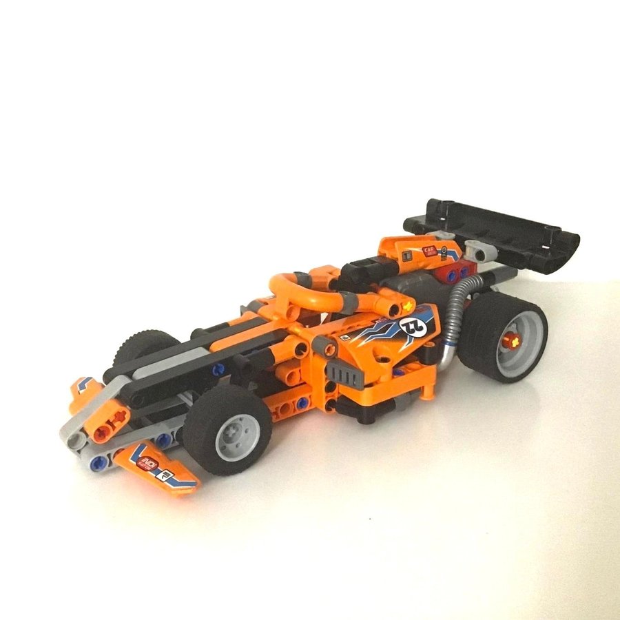 Lego Technic Orange Racerbil Set 42104