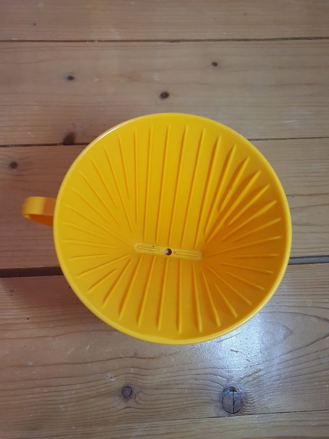 Retro Vintage Gul Melitta 102 För filterpåsar