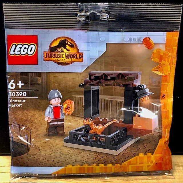 LEGO 30390 Jurassic World "Dinosauriemarknad" - från 2022 Oöppnad påse!