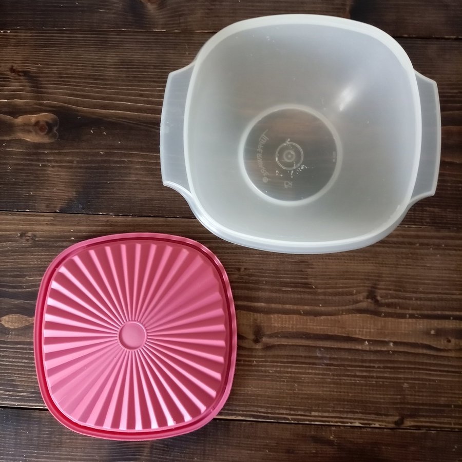 Tupperware Florida skål 15 l rosa lock