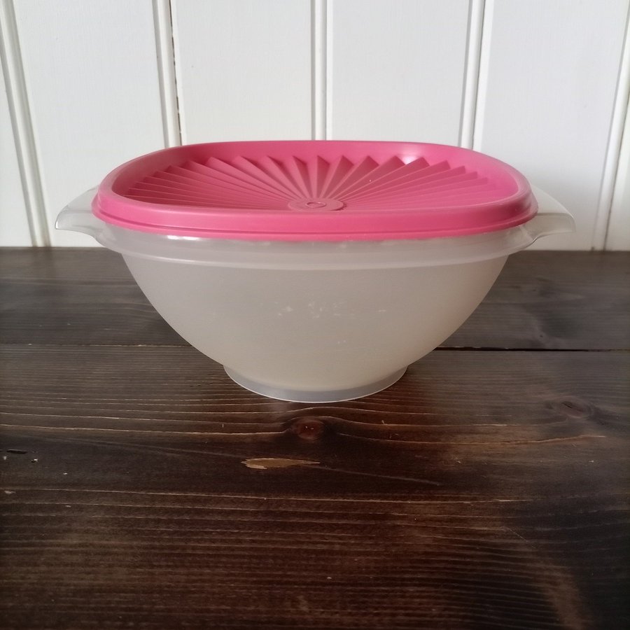 Tupperware Florida skål 15 l rosa lock