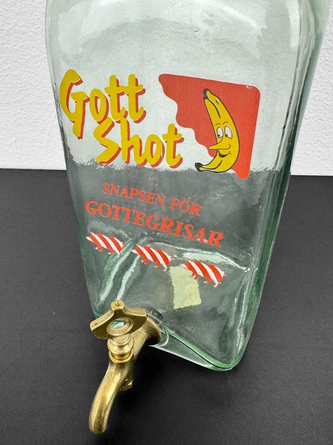 Gott Shot | Snapsen För Gottegrisar | Flaska Med Tappkran