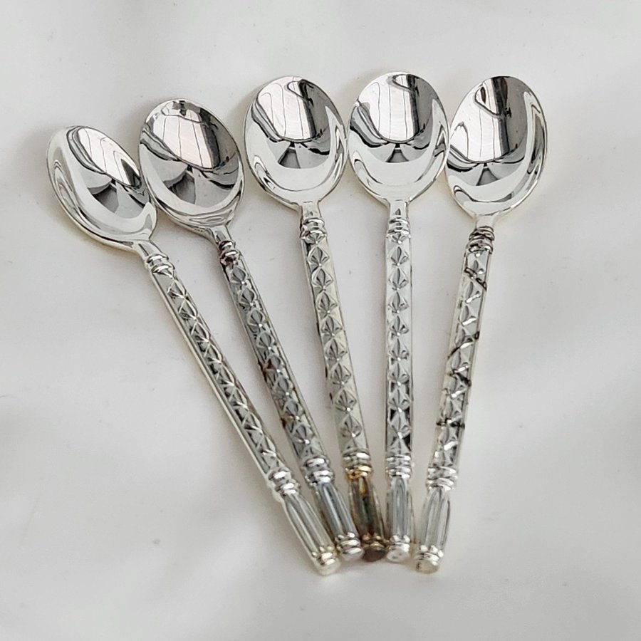 4 Vintage Coffee Spoons