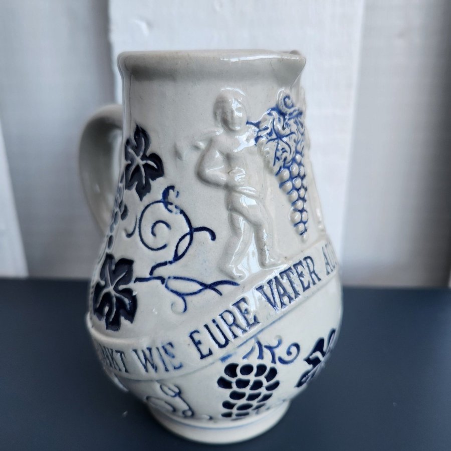 German Stoneware Pitcher