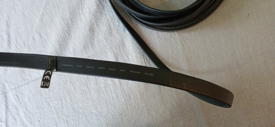 HDMI-kabel 5 meter platt