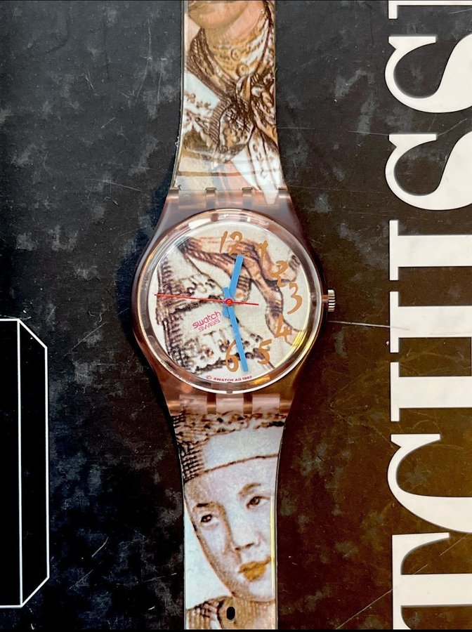 SWATCH GP105 •• MASQUERADE (2) 1993 RARE VINTAGE