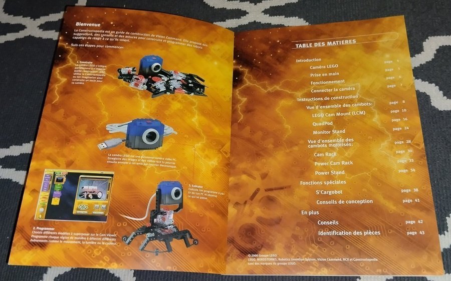 Lego Mindstorms: Vision Command - Manual + CD-Rom [Franska]