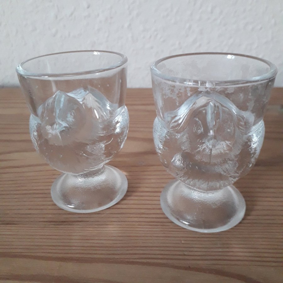 Äggkoppar i glas Frankrike kyckling