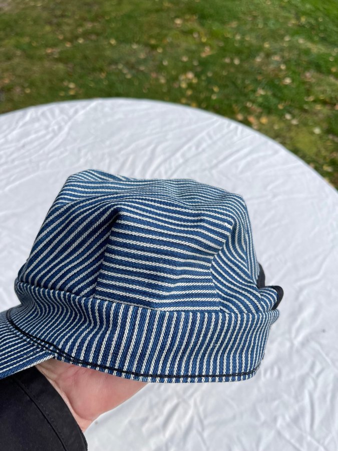 Vintage Retro Lokförarmössa Tågmössa Lokförare Tåg Mössa Hatt Arbetar Keps