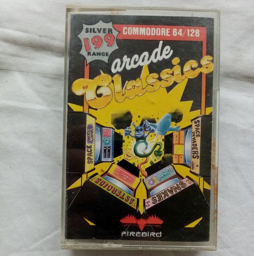 Arcade Classics (Firebird - Silver 199 Range) [SVART KASSETT] - Commodore 64/C64