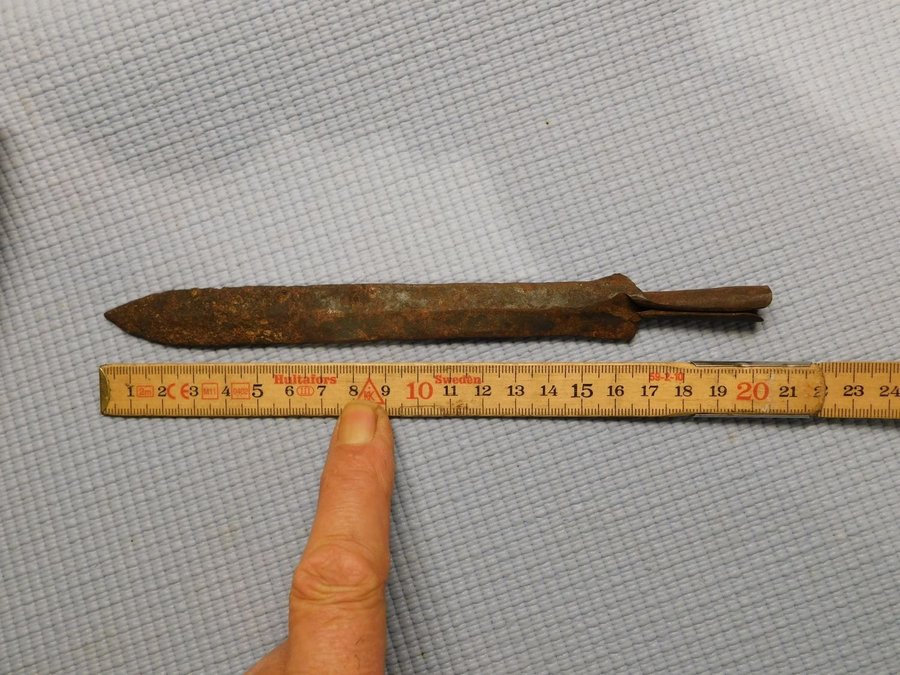 Spjutspets Antik Järn Spjutspets 21 cm