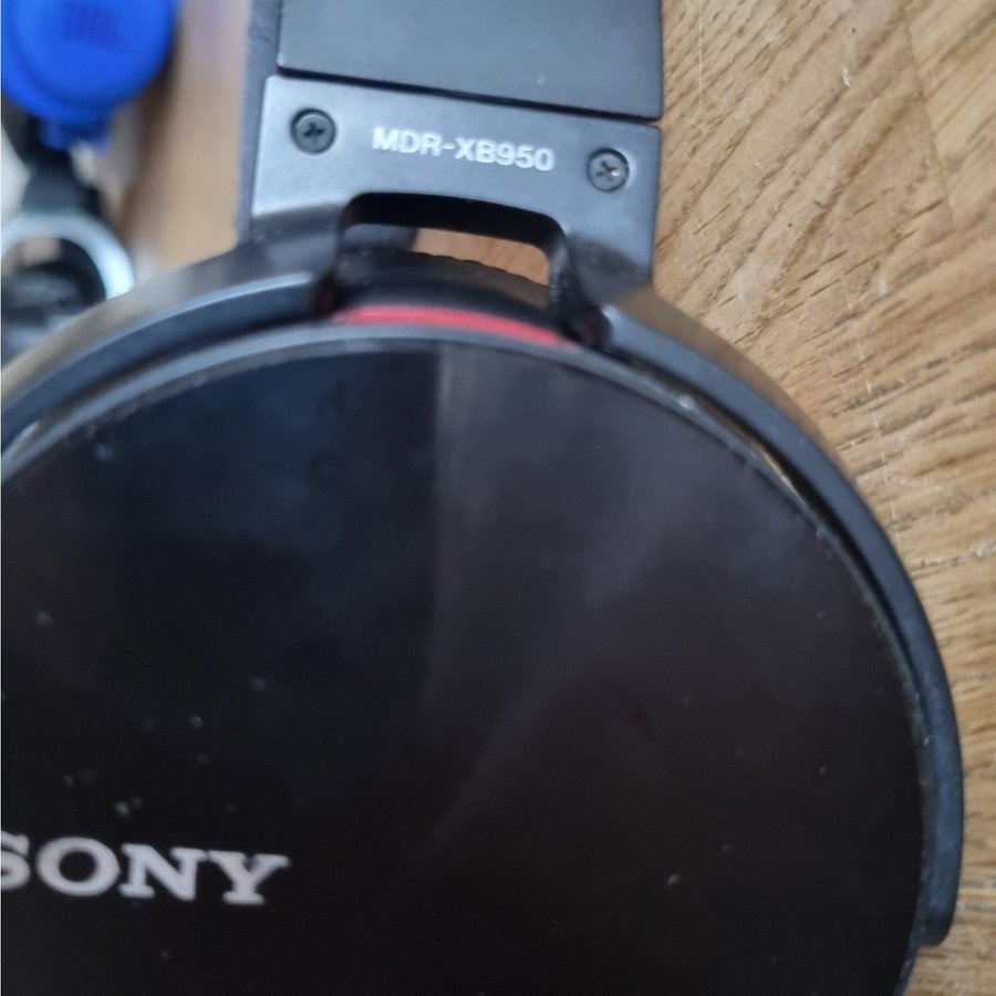 Hörlurar Sony Extra bass MDR-XB950 Trådande hörlurar med mic