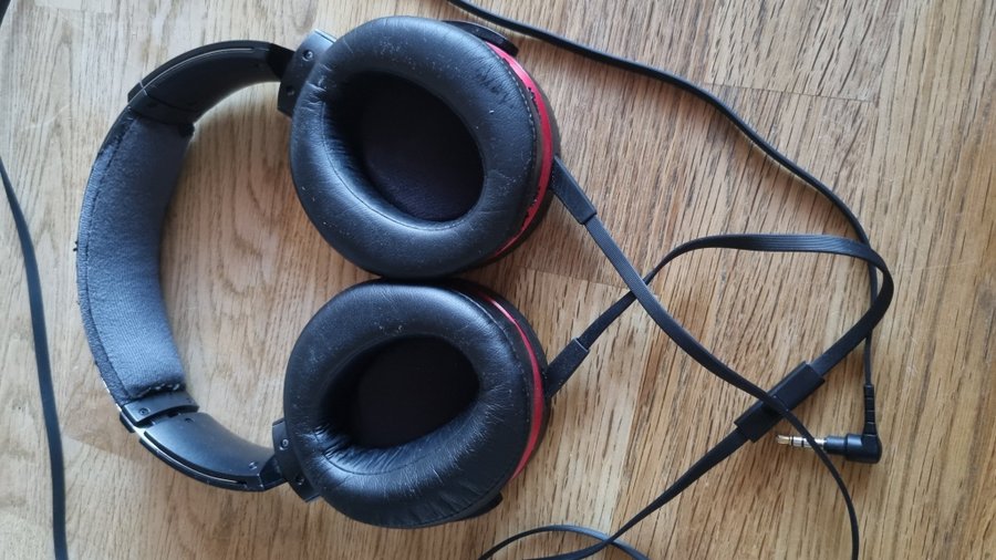 Hörlurar Sony Extra bass MDR-XB950 Trådande hörlurar med mic