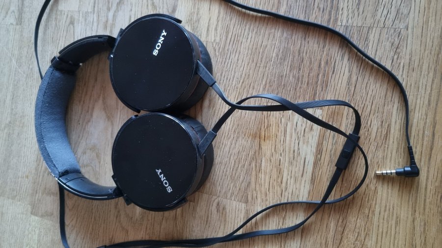 Hörlurar Sony Extra bass MDR-XB950 Trådande hörlurar med mic