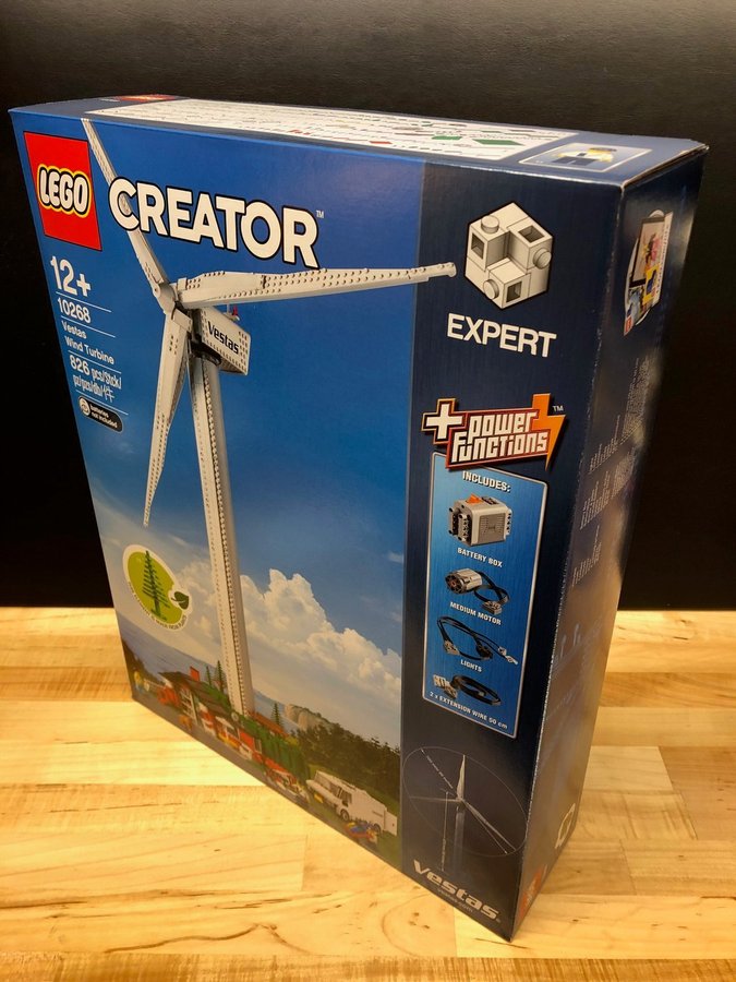 LEGO 10268 Creator "Vestas Wind Turbine" - helt ny / oöppnad från Peklek!