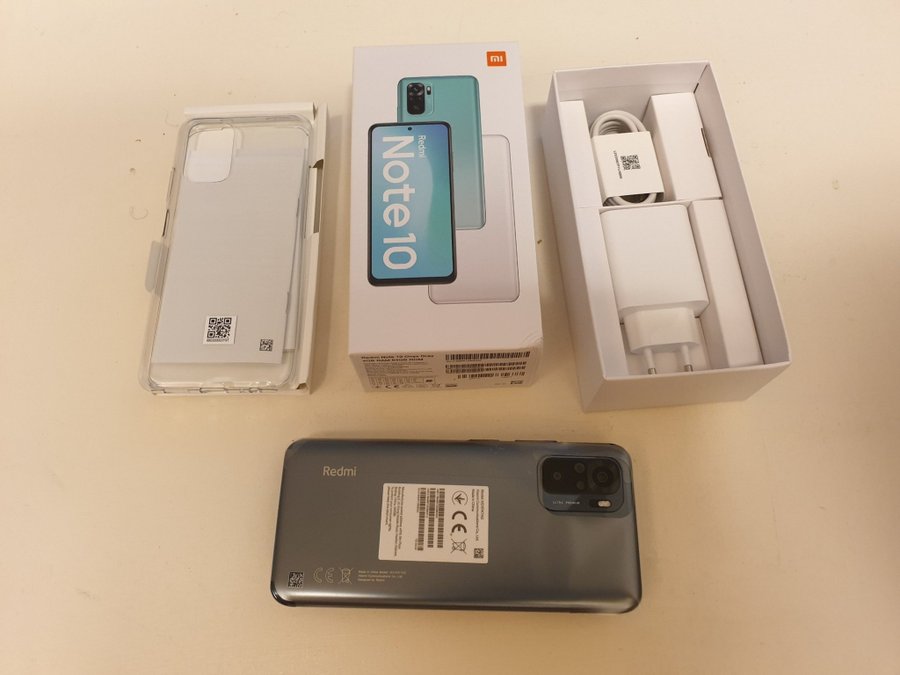 Xiaomi Redmi Note 10 (4GB RAM) 64GB lagring Olåst