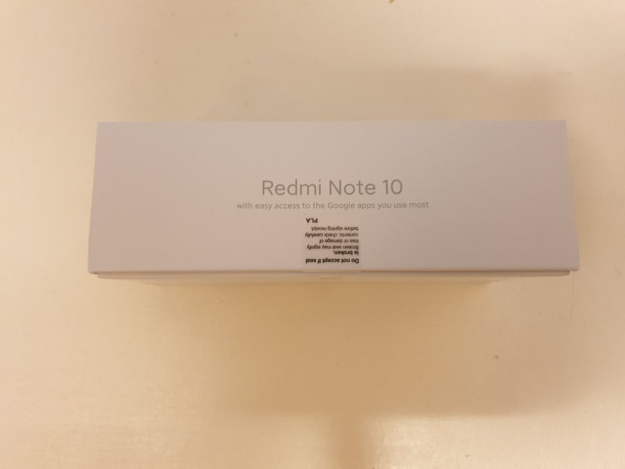 Xiaomi Redmi Note 10 (4GB RAM) 64GB lagring Olåst