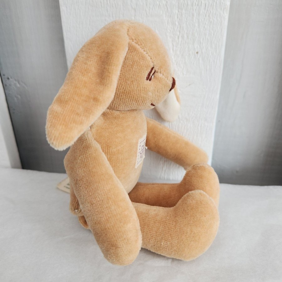 MiYim Bunny Simply Organic Cotton Plush Baby Rattle Toy