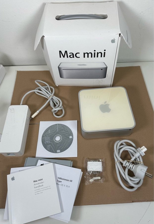 Apple Mac Mini A1176 166GHz Intel Core Duo 1Gb 120GB med 110W adapter