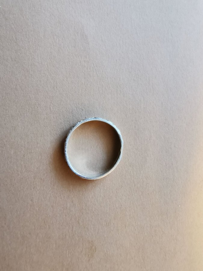 Silver ring Stämplat 1775 Kattfot Vintage