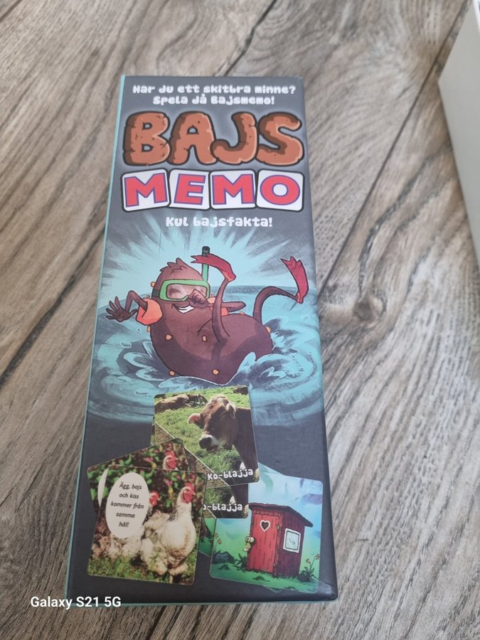 Bajs Memo spel