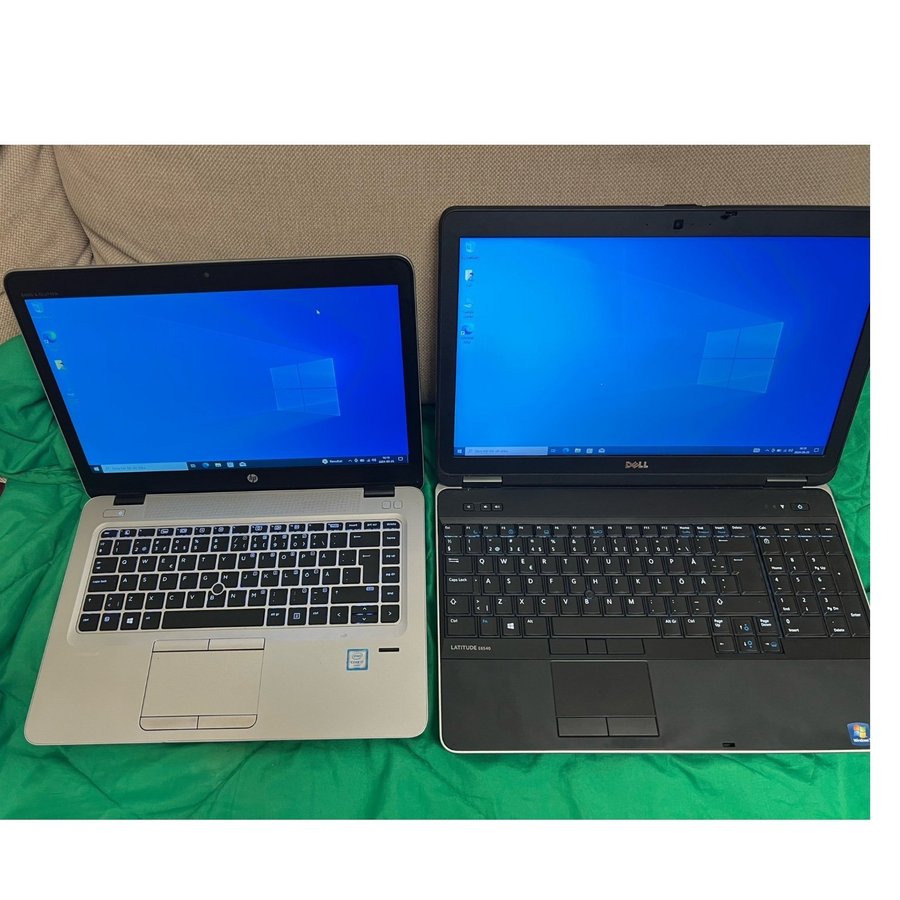 HP EliteBook 840G3 och Dell Latitude E6540