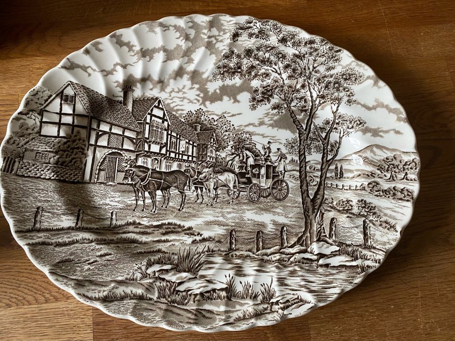 Staffordshire Fine ironstone uppläggningsfat