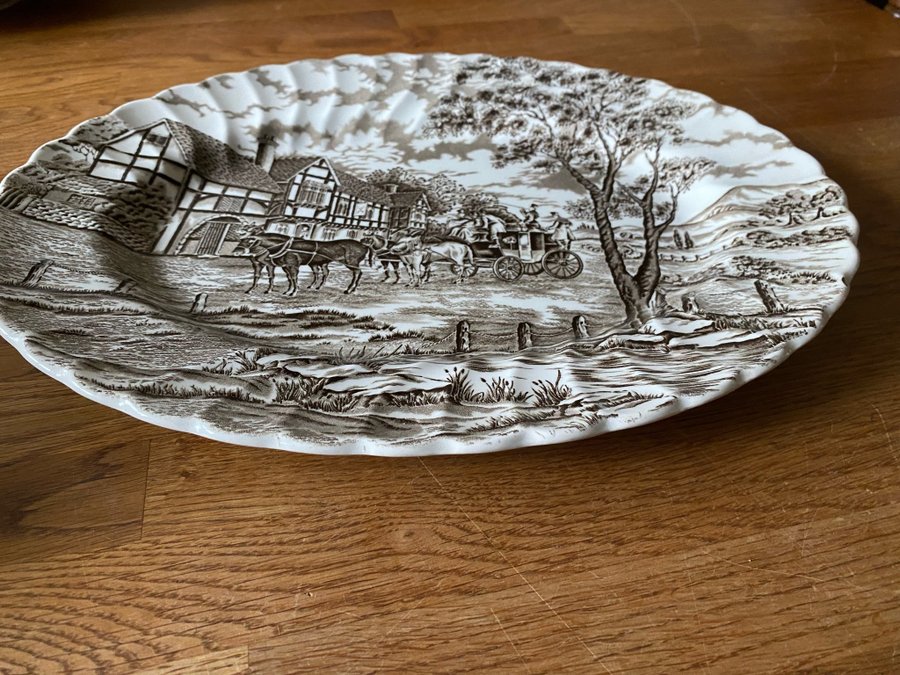 Staffordshire Fine ironstone uppläggningsfat