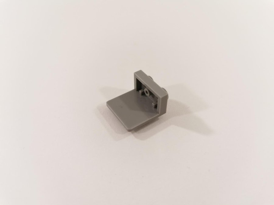 Lego - bracket - modifierad - 1x2 / 2x2 - part 44728 - ljusgrå (bluish)