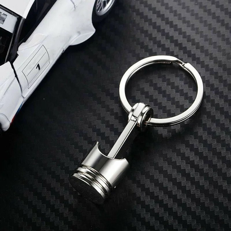 Metal Piston Keychain