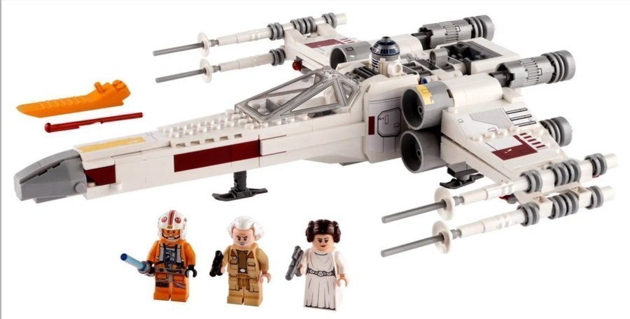 Lego 75301 Luke Skywalker X-Wing Fighter OÖPPNAD