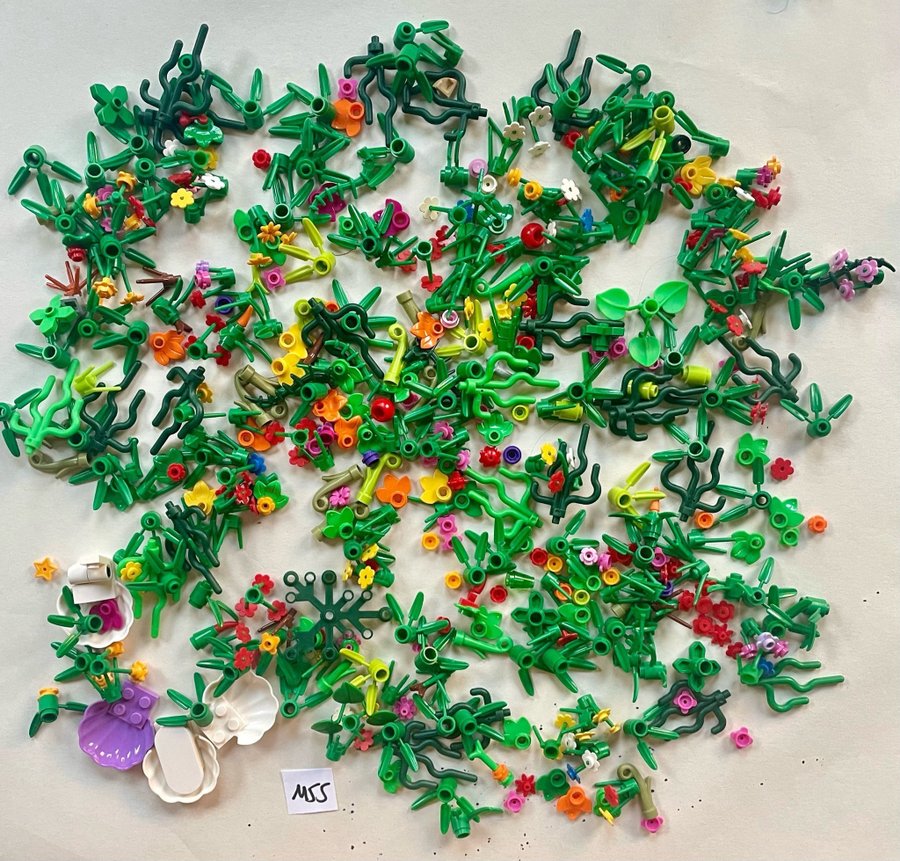 #M55 ÄKTA LEGO natur växter blommor träd