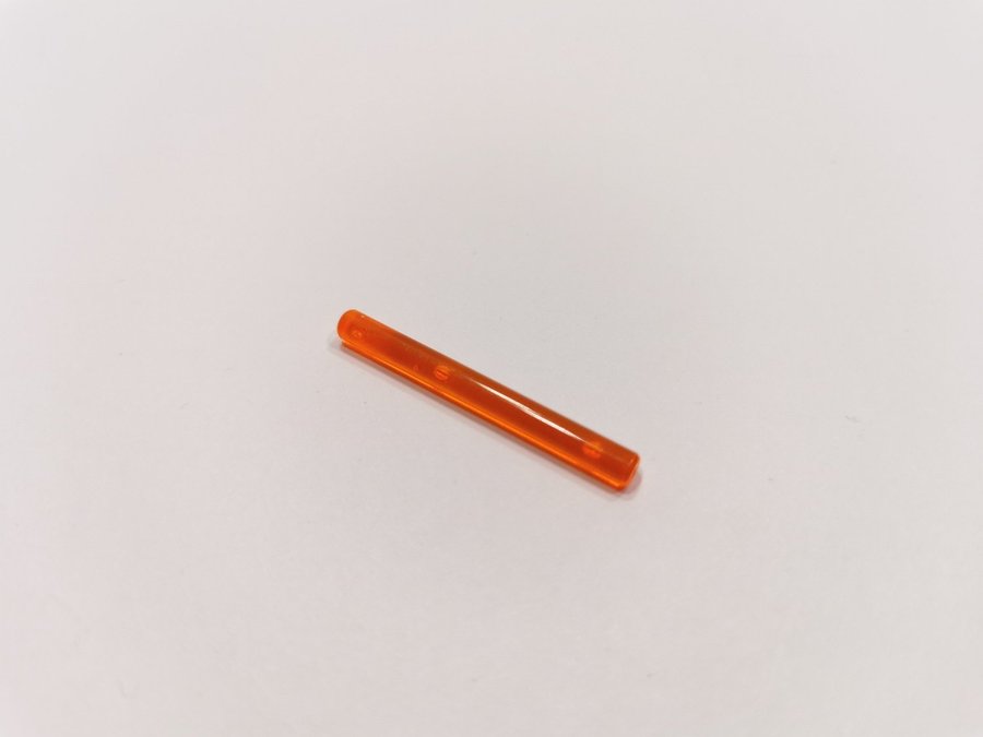 Lego - transparent - stav - bar - 4L - part 30374 - trans neon orange