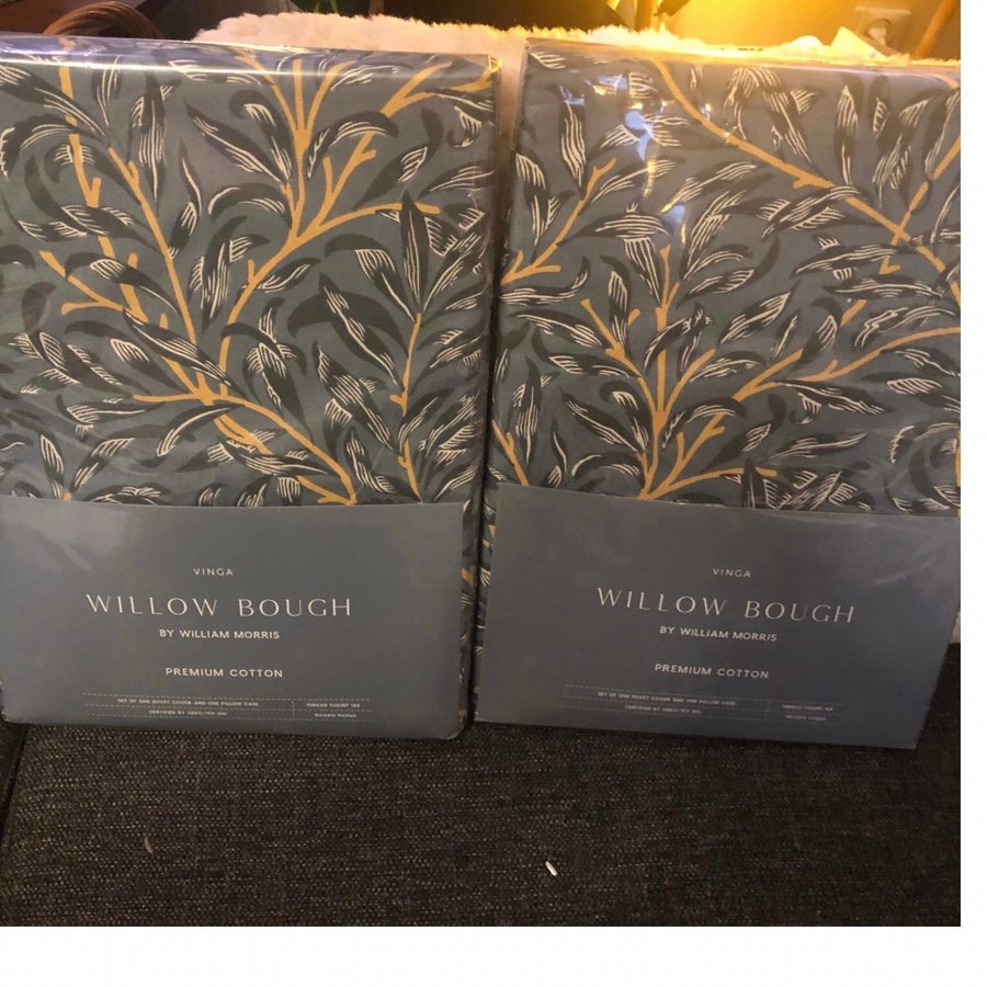 HELT NYA PÅSLAKAN SET WILLOW BOUGH BY WILLIAM MORRIS VINGA HOME