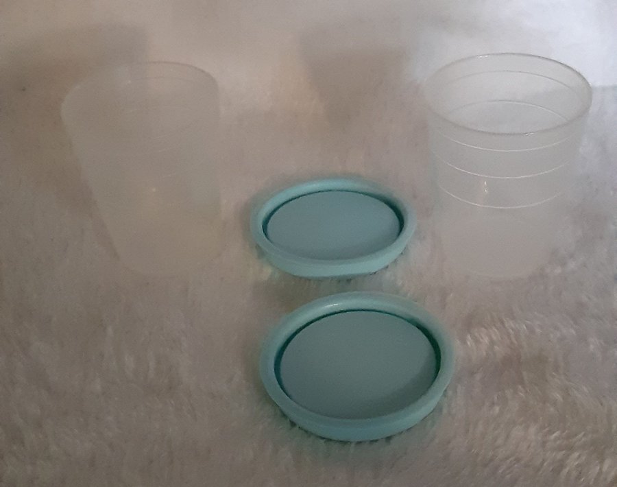 Tupperware minibägare (2)