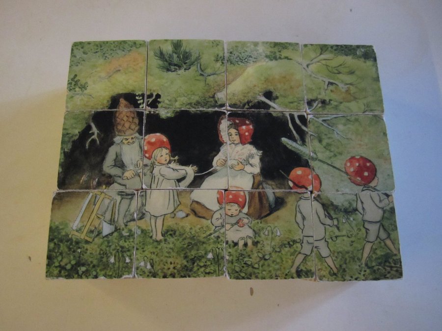 ELSA BESKOW KUB/ BLOCK/ KLOSS PUSSEL/PUZZEL