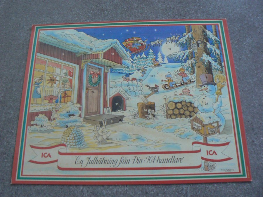 ica julkalender 1985