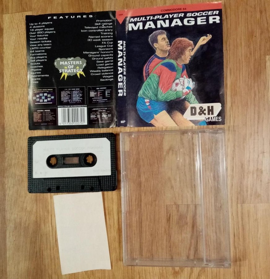 Multi-Player Soccer Manager (D  H Games) - Commodore 64/C64 Spel