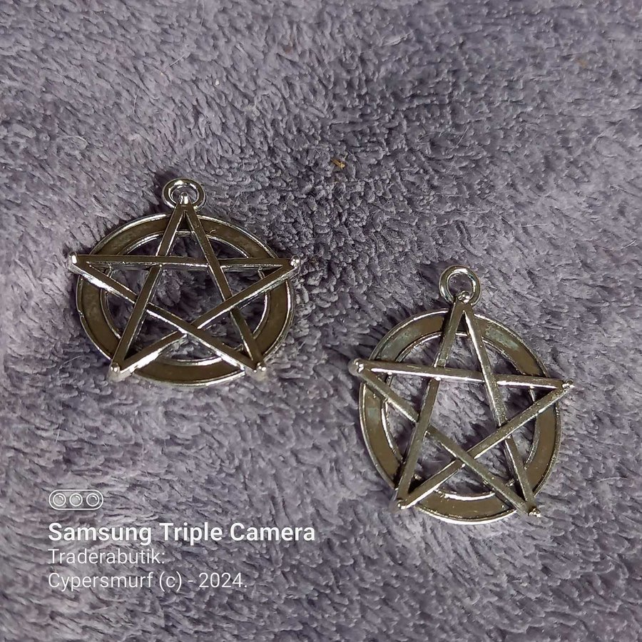 Pentagram | Silver | Gotiskt | 2st